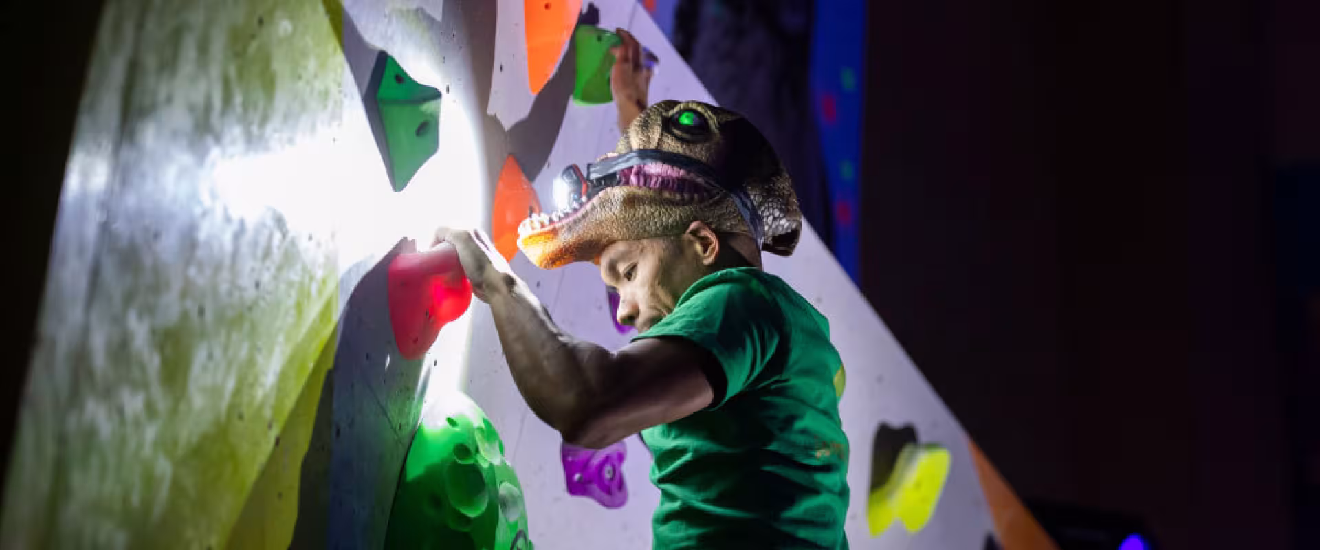 Climbing in the dark
